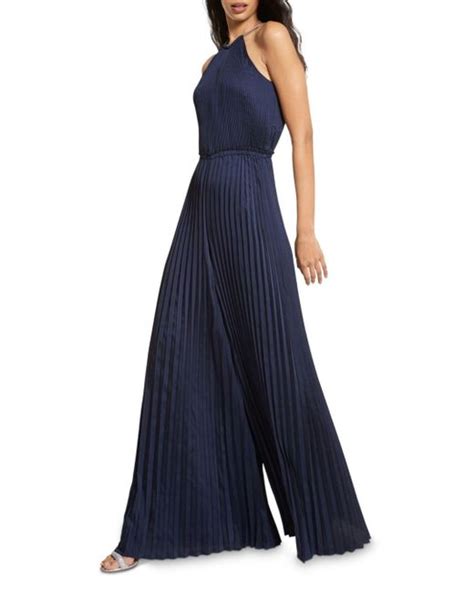 michael kors pleated jumpsuit